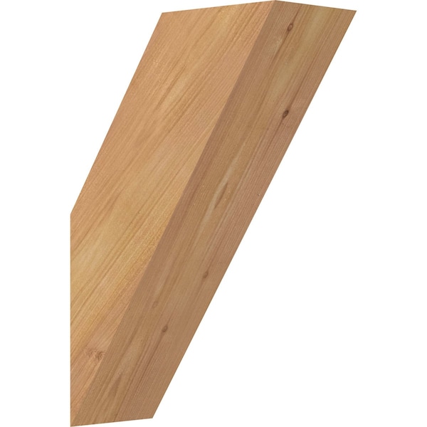 Ekena Millwork 3 1/2"W x 8"D x 12"H Traditional Smooth Knee Brace, Western Red Cedar BRC04X08X12TRA00SWR - main